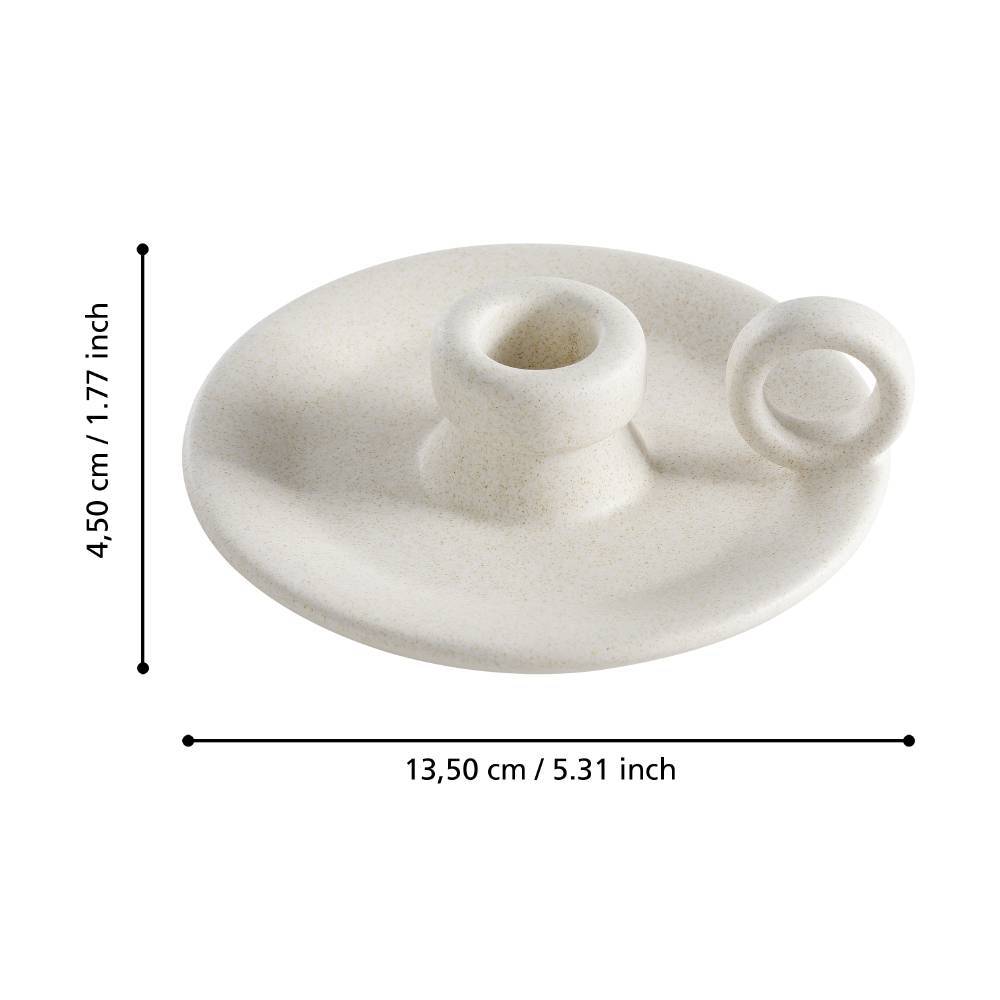 Suport lumânare ceramică BETSIAKA 422123 - imagine 3