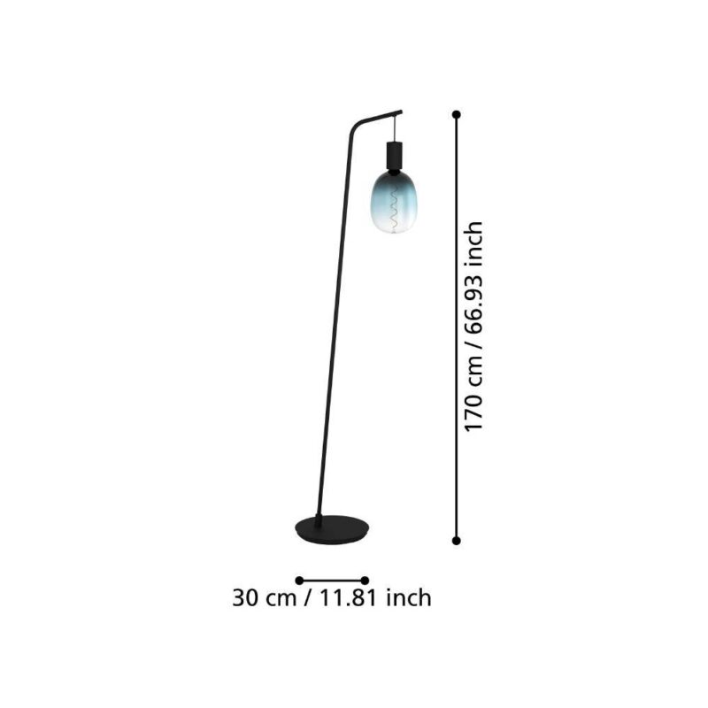 Alternative view of Lampadar CRANLEY E27 IP20 43758