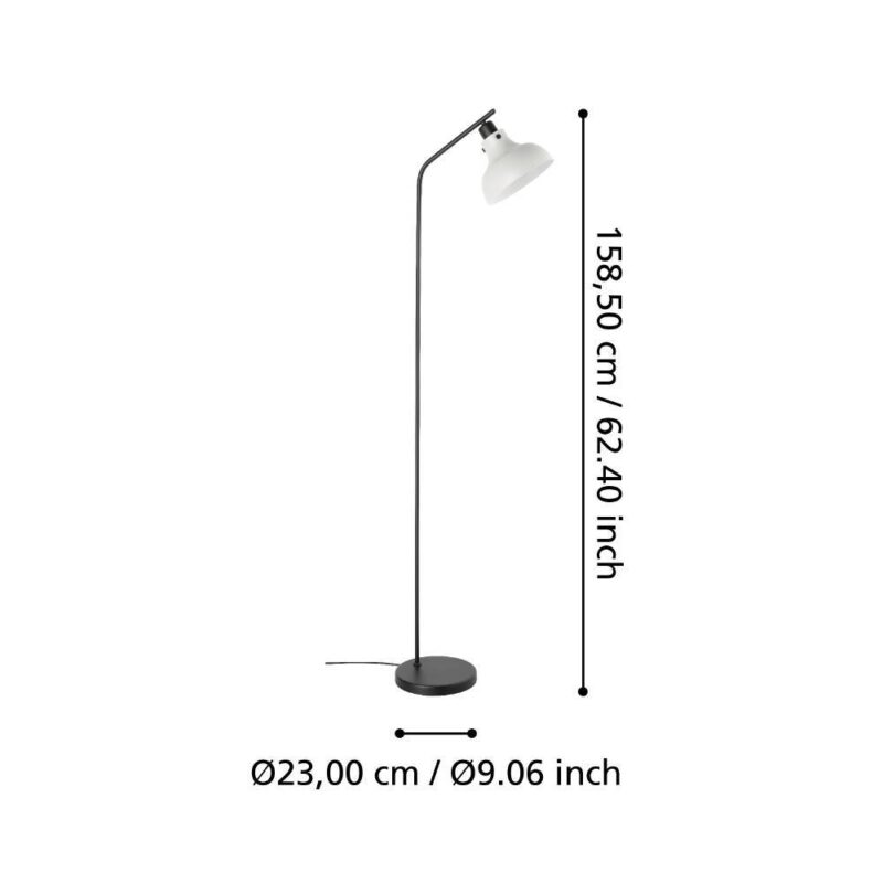 Alternative view of Lampadar MATLOCK E27 IP20 43844