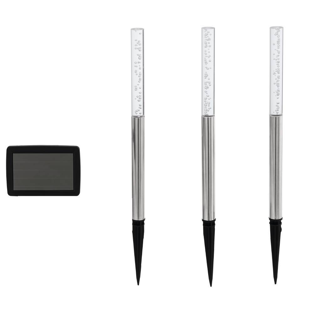 Set 3 lămpi solare LED-RGB 3X0.06W 48666 - imagine 2