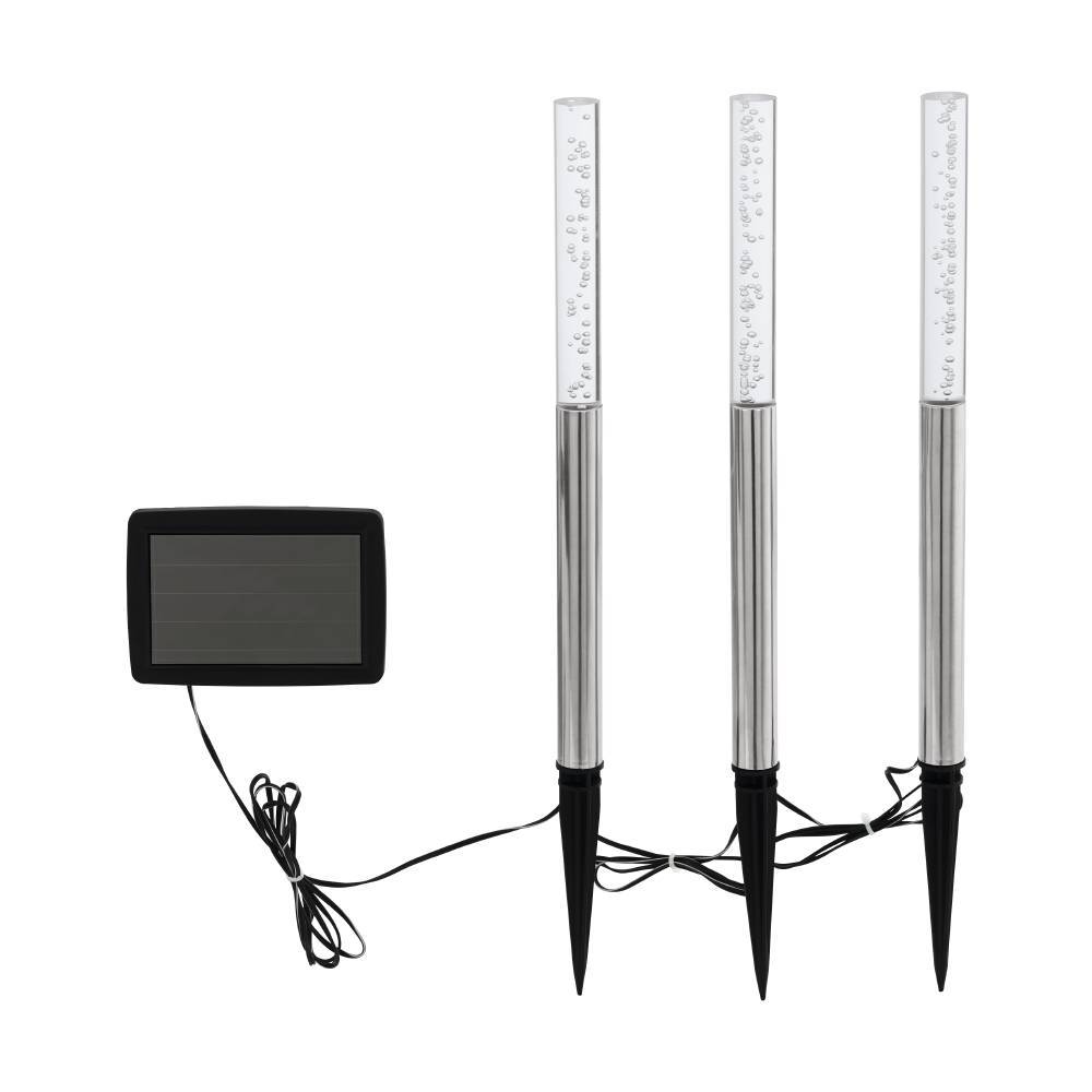 Set 3 lămpi solare LED-RGB 3X0.06W 48666