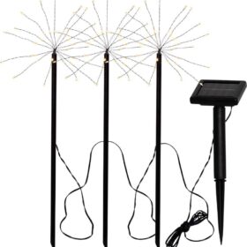 Set 3 lămpi solare LED 90X0.06W 48884