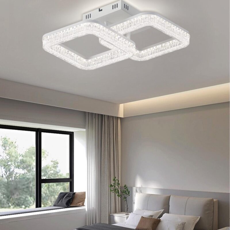 Plafoniera cu Telcomanda , 3 Tipuri de lumina,D470×300×H140mm