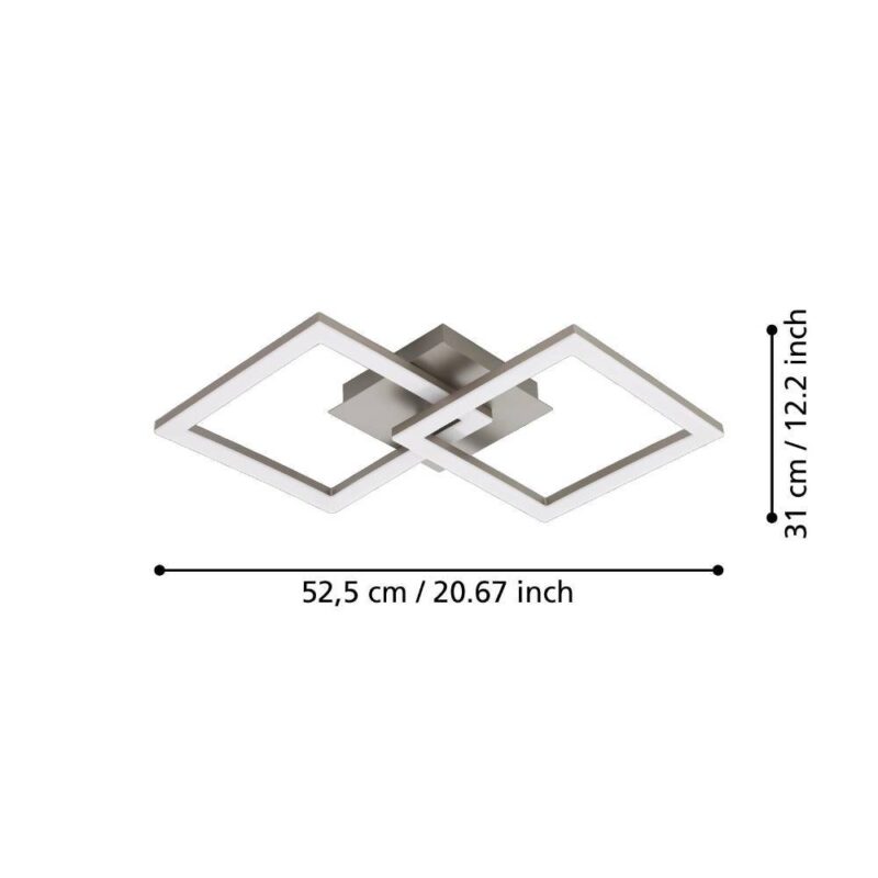 Alternative view of Plafonieră HUERTA LED 22.5W IP20 75179