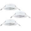 Set 3 spoturi încastrate AGULO GU10 3X35W 75674