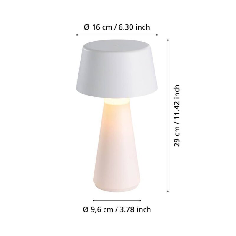 Alternative view of Veioză HUESA LED 3W cu baterie IP44 75795