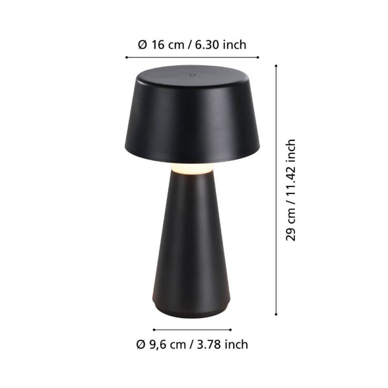 Alternative view of Veioză HUESA LED 3W cu baterie IP44 75796