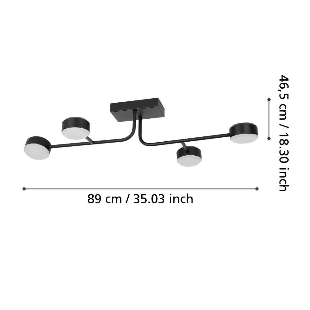 Plafonieră CLAVELLINA LED 4X6.8W IP20 900351 - imagine 3