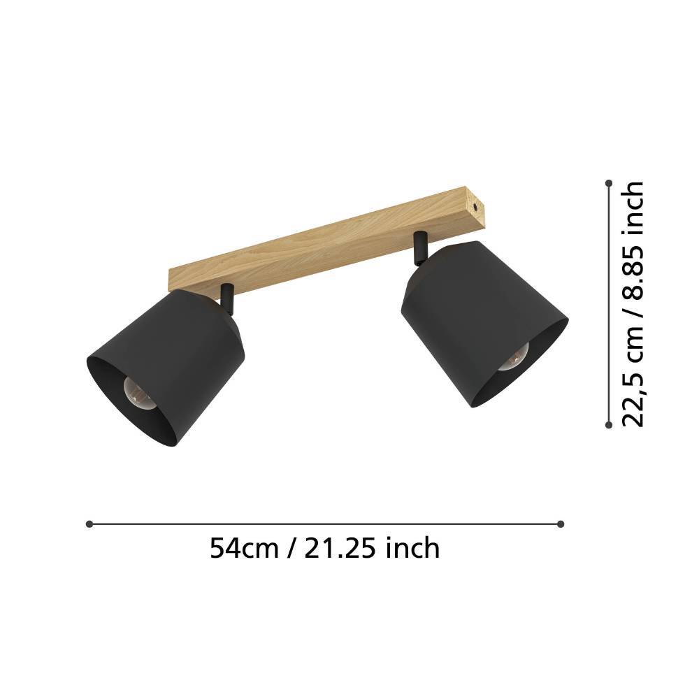 Spot pe bară COTORRO 2XE27 IP20 900432 - imagine 4