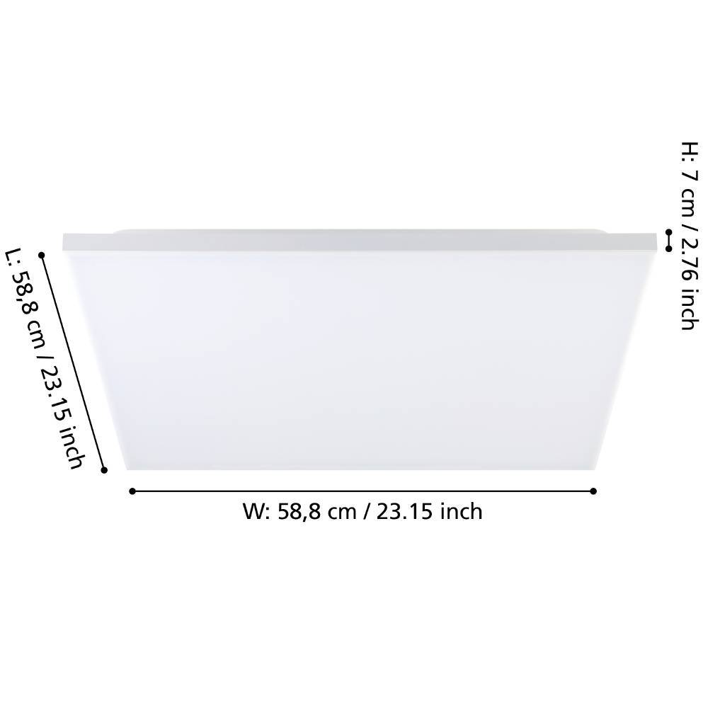 Panou aplicat TRUPIANA LED 31W IP20 900569 - imagine 3