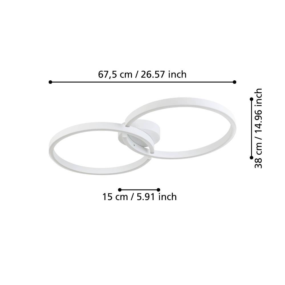 Plafonieră AMANDOLO LED 19.5W IP20 900954 - imagine 4