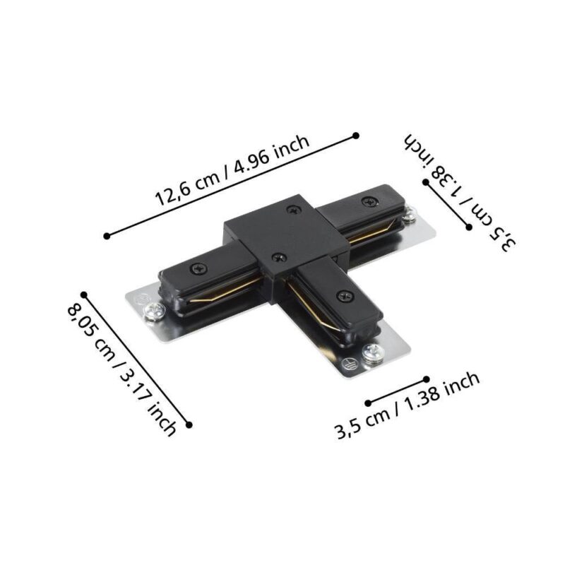 Alternative view of Conector "T" TB negru 900998