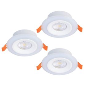 Set 3 spoturi încastrate CALONGE LED 3X3.8W 901117