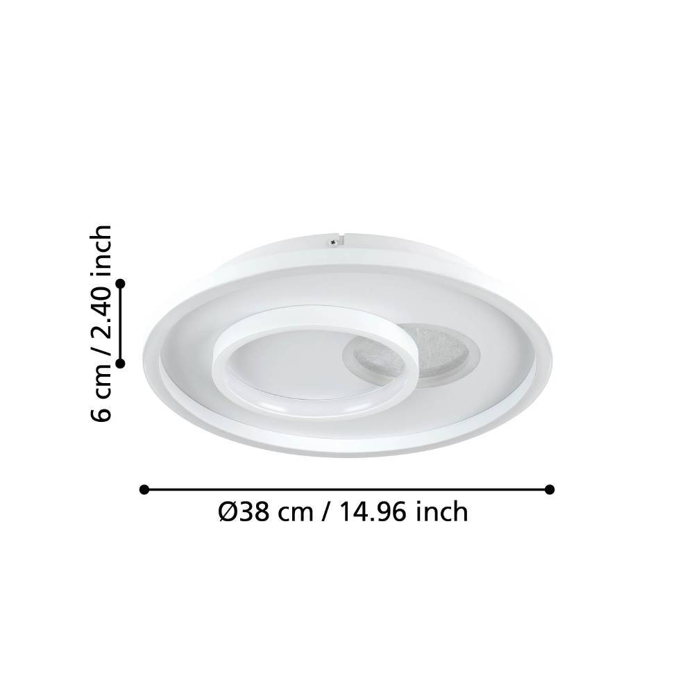 Aplică/Plafonieră TIRIOLO LED 21.2W IP20 901246 - imagine 3