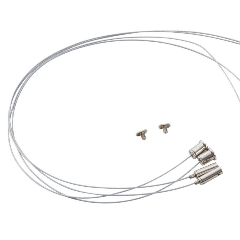 Alternative view of Suspensie cablu 21x1500mm argintiu 901537