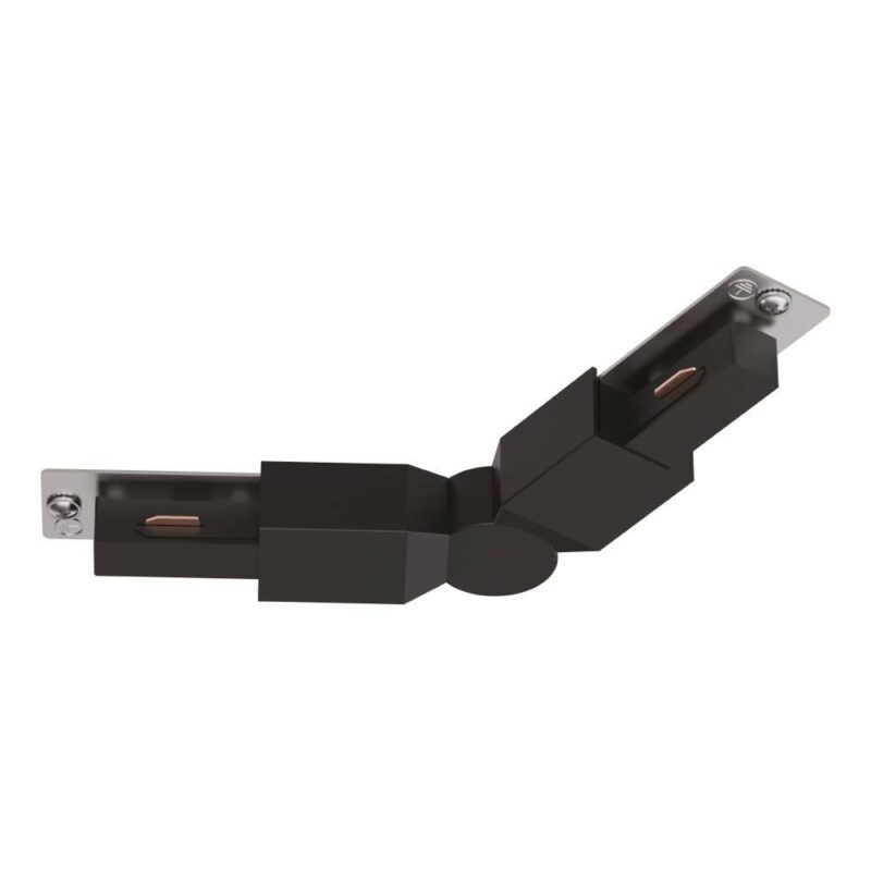 Conector sistem șină colt negru EASYT 901641