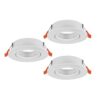 Set 3 spoturi încastrate BARRANCO GU10 3X5W 902225