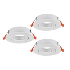 Set 3 spoturi încastrate BARRANCO GU10 3X5W 902225