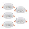 Set spot încastrat BARRANCO LED 5X4.5W IP20 902263