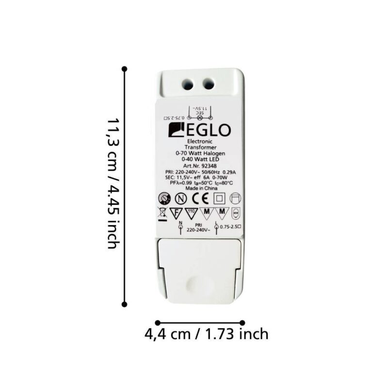 Alternative view of Transformator LED 0-70W / 0-40W 92348