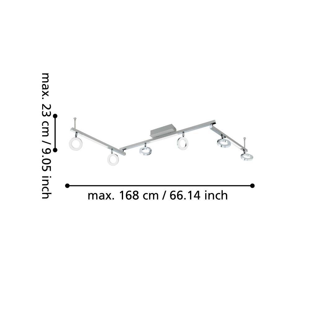 Spot pe bară CARDILLIO 1 LED 29.1W IP20 96183 - imagine 3