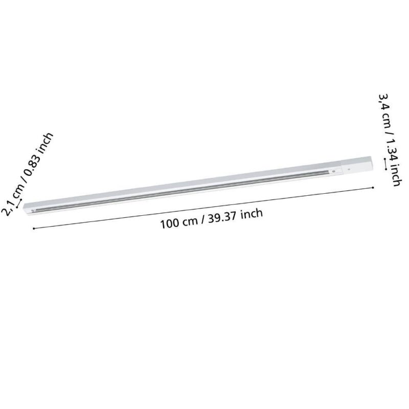 Alternative view of Sistem şină alb TB TRACK 1m 99734