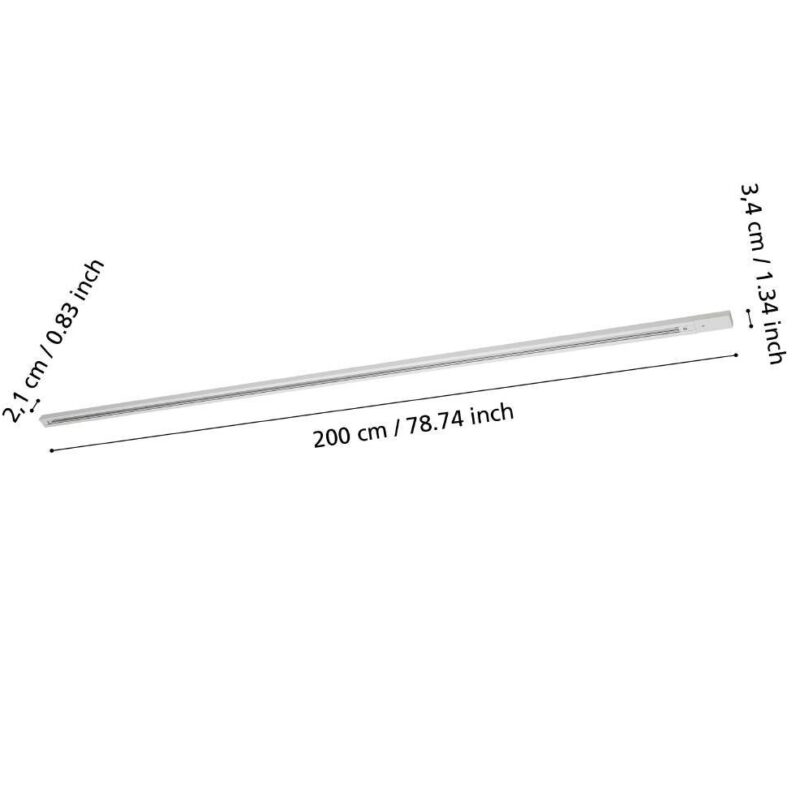 Alternative view of Sistem şină alb TB TRACK 2m 99735