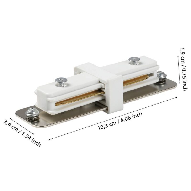 Alternative view of Conector mijloc șină TB CONNECTOR alb 99737