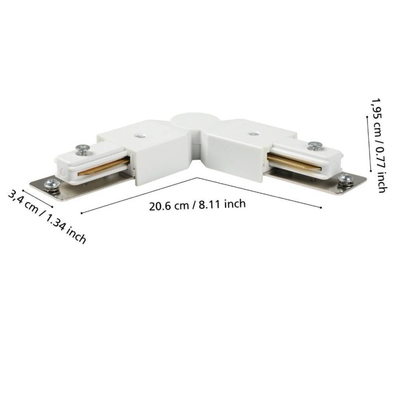 Alternative view of Conector unghi reglabil șină TB 99739