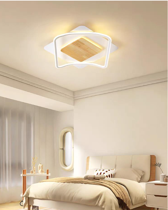 Plafoniera LED Sandi 2 cu Telecomanda, , D300×80mm, 3 Tipuri de lumina