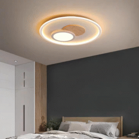 Plafoniera LED Round 1 cu Telecomanda, , D500×60mm, 3 Tipuri de lumina