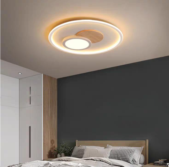 Plafoniera LED Round 1 cu Telecomanda, , D500×60mm, 3 Tipuri de lumina