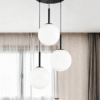 Lustra Classy Black cu globuri 3xE27