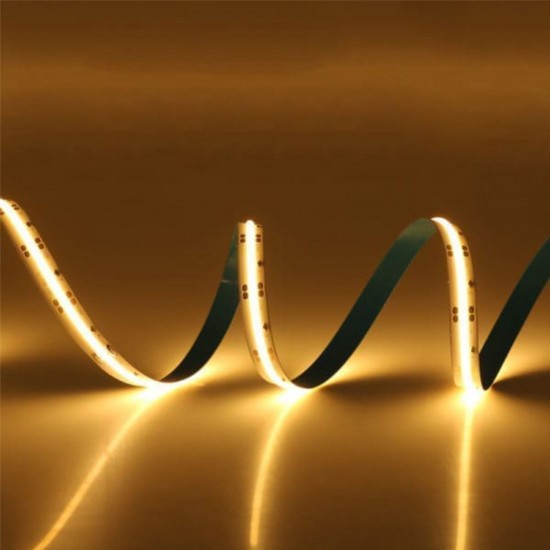 Alternative view of Kit banda led COB dimabila cu buton touch si alimentator lumina calda