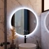 Oglinda LED Rotunda Nelly, 50cm, Touch, Sistem Dezaburire, Dimabila