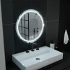 Oglinda LED Rotunda, 60cm, Kary Touch, Sistem Dezaburire, Dimabila