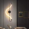 Aplica LED 56CM Neagra 3 Tipuri de lumina
