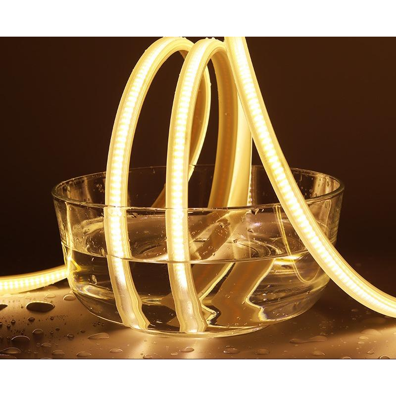 Banda Led Cob Furtun 100M 288led/M 10w/M 10mm Ip65 3000K Lumina Calda