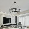 Lustra Modern Black Glass Verona G9 X 9 D80 cm