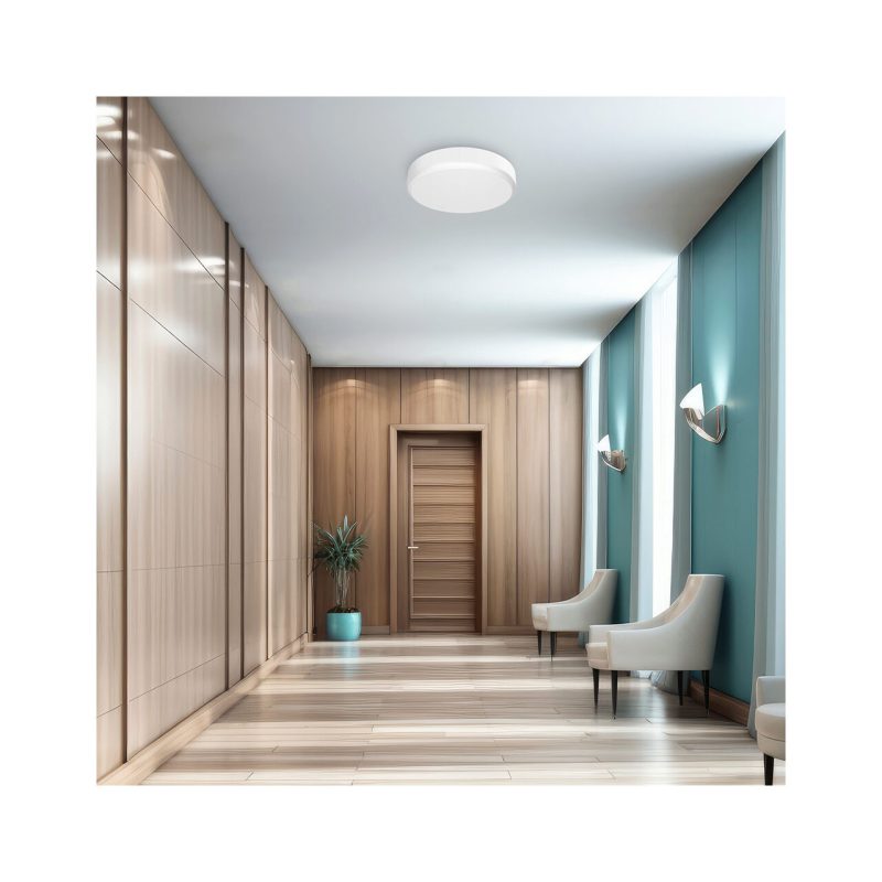 Alternative view of APLICA GRANDE EXTERIOR LED CU SENZOR SI KIT EMERGENTA 20W 4in1 IP54 D280 mm