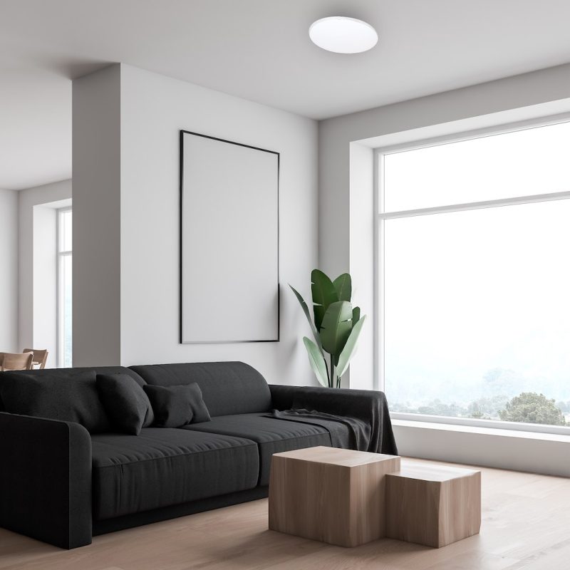 Alternative view of Plafoniera Siena 25W LED Ø350 mm cu Telecomanda, 3 Tipuri de lumina,Alb cu crom