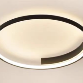Lustra cu telecomanda minimalista Neagra