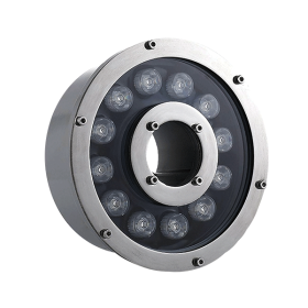 Spot LED RGB 12W IP68 pentru Fantana Arteziana cu Telecomandă | 12V | incastrat