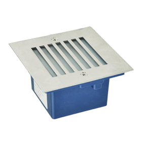Spot LED de Pardoseala  1W 3000K IP65 | Incastrat | Iluminat Exterior | Gri