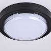 Aplica LED Rotunda Neagra 22W IP40 Lumina rece