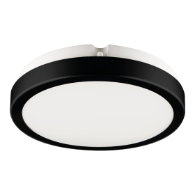 Plafonieră Vera 18W 4000K, Negru, IP65