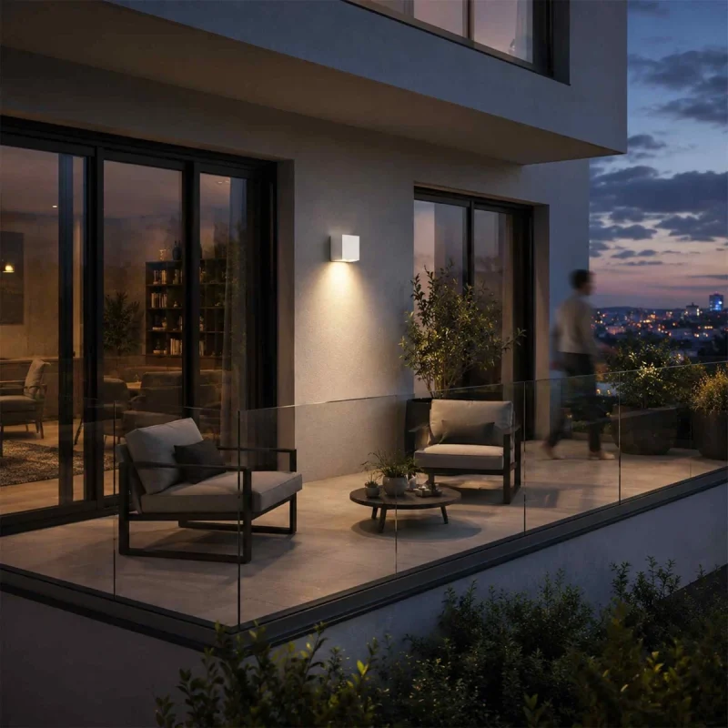 Aplică LED EXTERIOR ,10W, 4000K, alb - imagine 5
