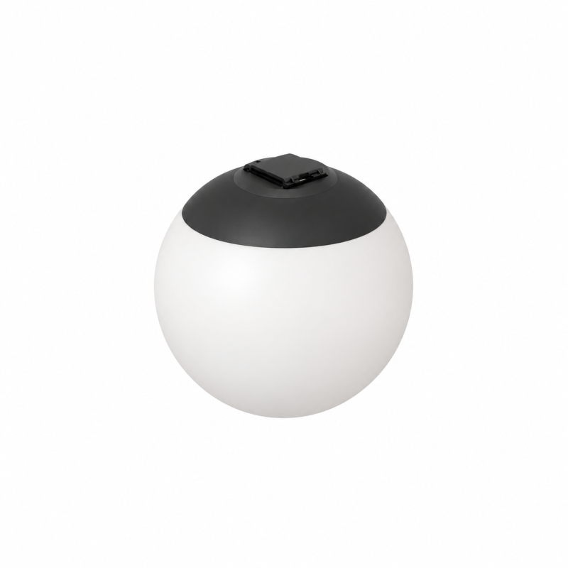 Pendul Sphere LED pentru curea textila, 9W, 48V, CCT, Gri inchis