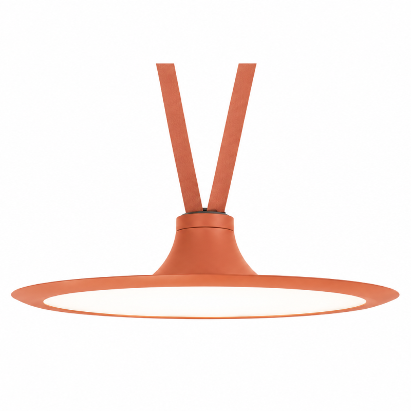 Pendul UFO LED pentru curea textila, 15W, 48V, CCT, Portocaliu