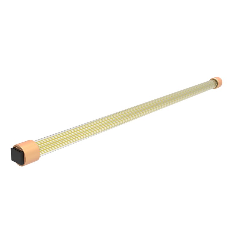 Pendul CRYSTAL TUBE pentru curea textila 8W 48V 3000K Portocaliu